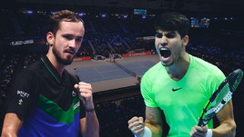 Медведев уступил Алькарасу, Рублев проиграл Звереву. Онлайн-трансляция матчей Итогового турнира ATP