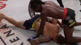 Украинец Амосов был близок к рекорду Хабиба. Но проиграл нокаутом и лишился пояса Bellator