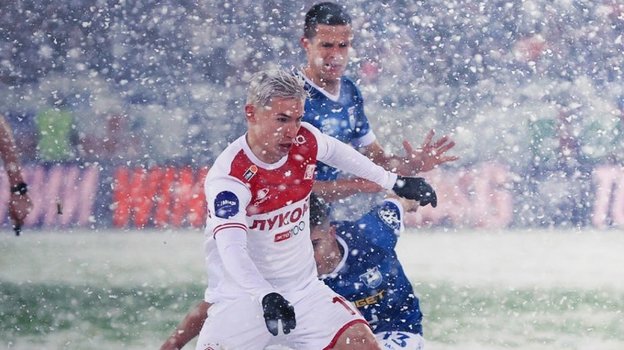 Антон Зиньковский в матче против «Балтики».