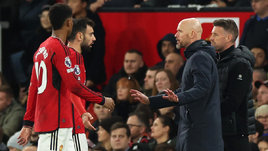 Маркус Рашфорд, Бруну Фернандеш и Эрик тен Хаг