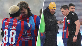 ЦСКА в снежном футболе побил «Ростов». Карпину грозит дисквалификация за оскорбление?