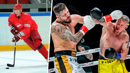 Звездный форвард ранней КХЛ нашел себя в боксе. И уже выиграл первый бой!