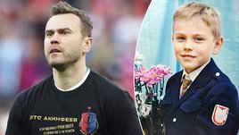 Футболист Игорь Акинфеев сейчас и в детстве