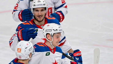 Хоккеисты СКА.