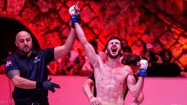 Боец Мырза-Бек Тебуев.