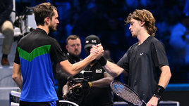 Теннисисты Даниил Медведев и Андрей Рублев