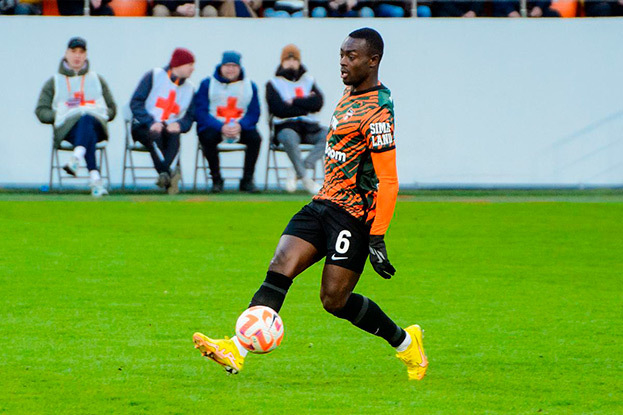 Ибраима Сиссе. Футболист «Урала» Ибраима Сиссе.