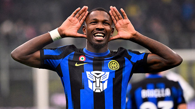 Маркус Тюрам. Футболист «Интера» Маркус Тюрам.