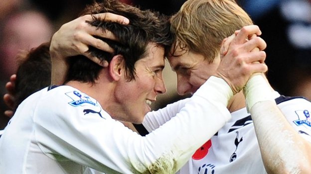 Гарет Бэйл и Роман Павлюченко.