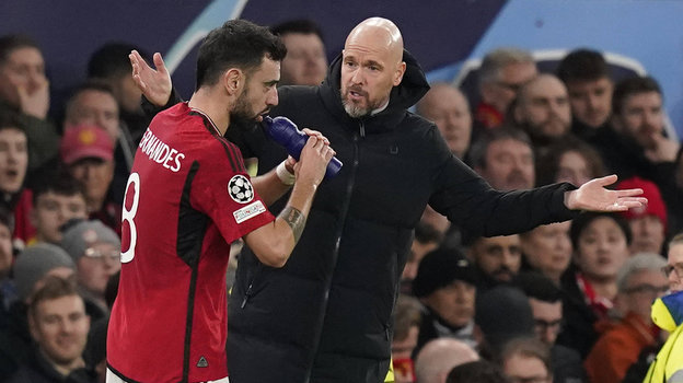 Бруну Фернандеш и Эрик тен Хаг. Бруну Фернандеш и Эрик тен Хаг