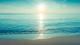 Закат на море