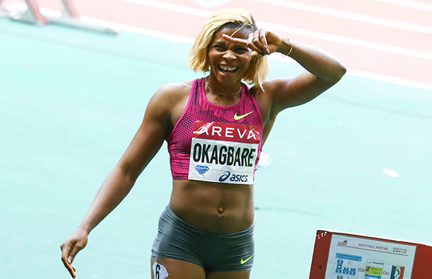 Блессинг Окагбаре. Легкоатлетка Блессинг Окагбаре.