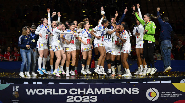 Гандболистки сборной Франции — чемпионки мира. Гандболистки сборной Франции