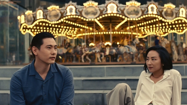 Кадр из фильма «Прошлые жизни»