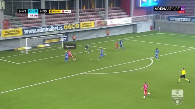 Промах Милоша Луковича.