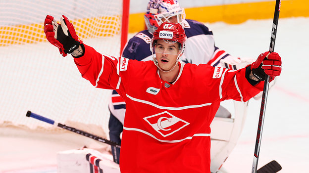 Николай Голдобин. Хоккеист «Спартака» Николай Голдобин.