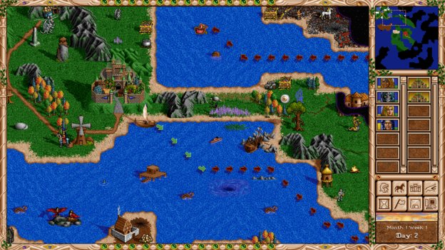 Heroes of Might and Magic II.