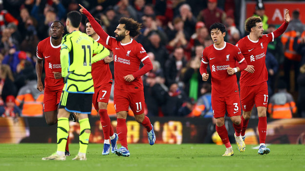 Мохамед Салах сравнял счет.