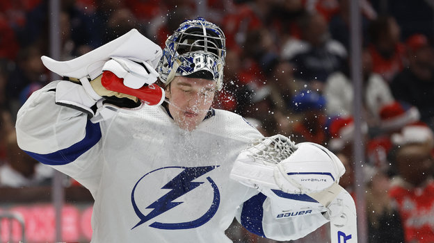 Вратарь «Тампы» Андрей Василевский.
