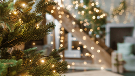 Живая новогодняя елка.