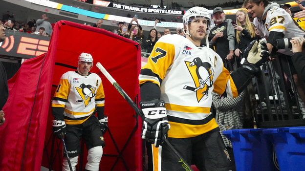 Евгений Малкин и Сидни Кросби.