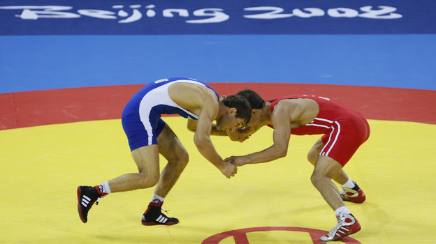 Бесик Кудухов на Олимпиаде-2008.