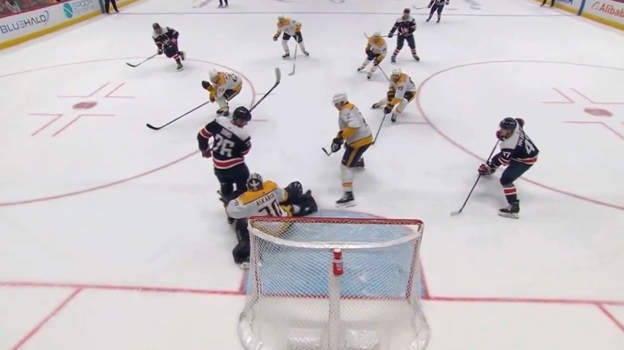 Гол Александра Овечкина в ворота «Нэшвилла».
