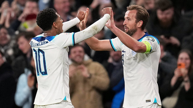 Джуд Беллингем и Гарри Кейн.