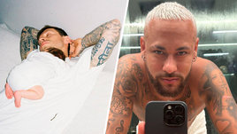 Смолов — с ребенком на груди, Неймар — со стильной прической: как футболисты встретили Новый год