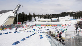 Лыжная трасса в Хольменколлене