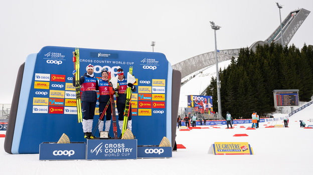 Ханс Кристер Холунн, Симен Крюгер и Мартин Нюэнгет. Ханс Кристер Холунн, Симен Крюгер и Мартин Нюэнгет