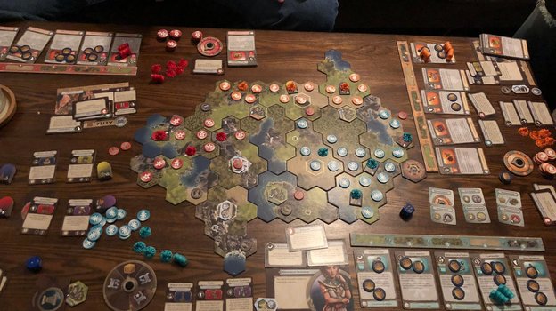 Настольная игра по Цивилизации.