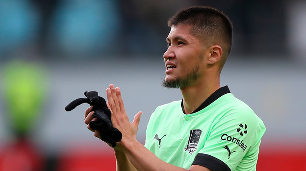 Ильзат Ахметов. Футболист «Краснодара» Ильзат Ахметов.