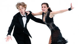 Фигуристы Диана Дэвис и Глеб Смолкин.