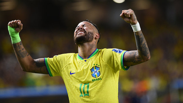 Неймар. Футболист сборной Бразилии Неймар.