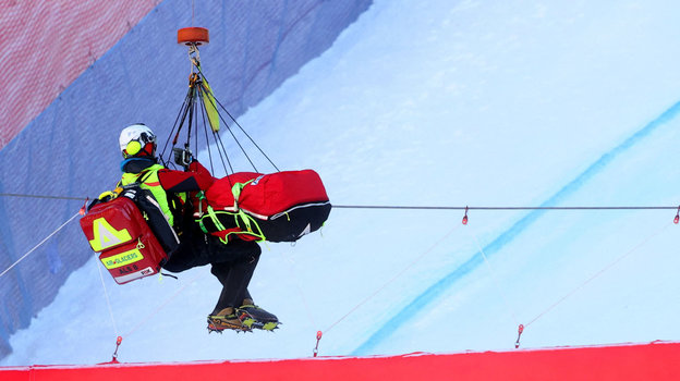 Александера Омодт Кильде пришлось эвакуировать на вертолете.