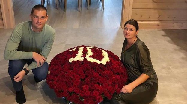 Михаил Южный с женой Юлией.