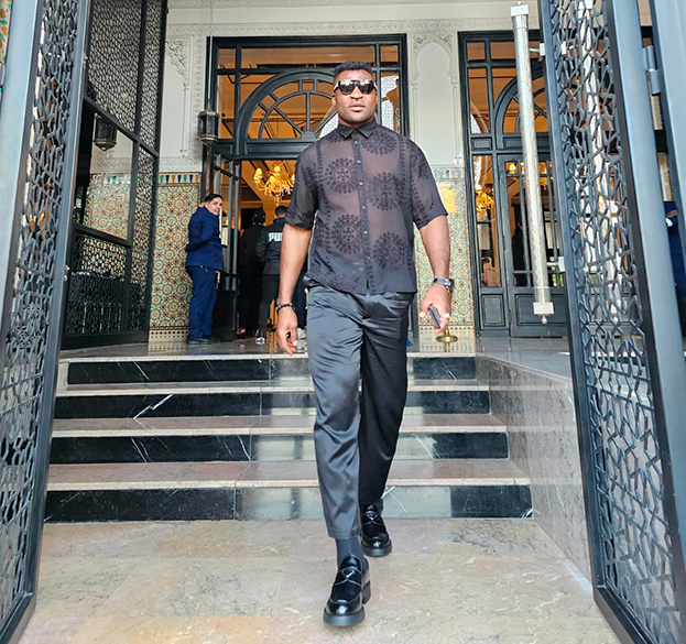 Фрэнсис Нганну. Боец Фрэнсис Нганну.