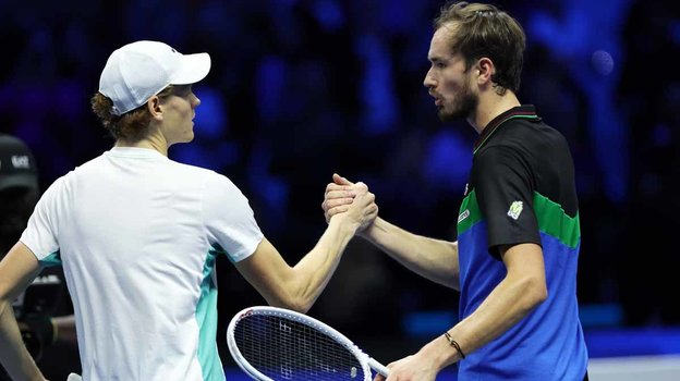 Янник Синнер и Даниил Медведев. Теннисисты Янник Синнер и Даниил Медведев