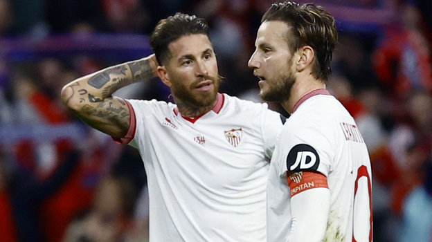 Серхио Рамос и Иван Ракитич.