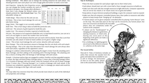 Мануал Warcraft 2.