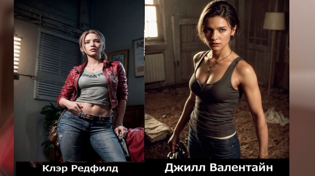 Героини видеоигр глазами нейросети.