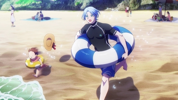 Кадр из аниме «SK8: На скейте в бесконечность».