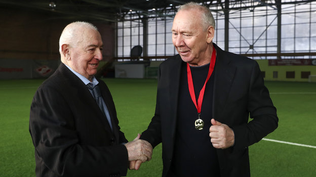 Олег Романцев (справа) и Никита Симонян.