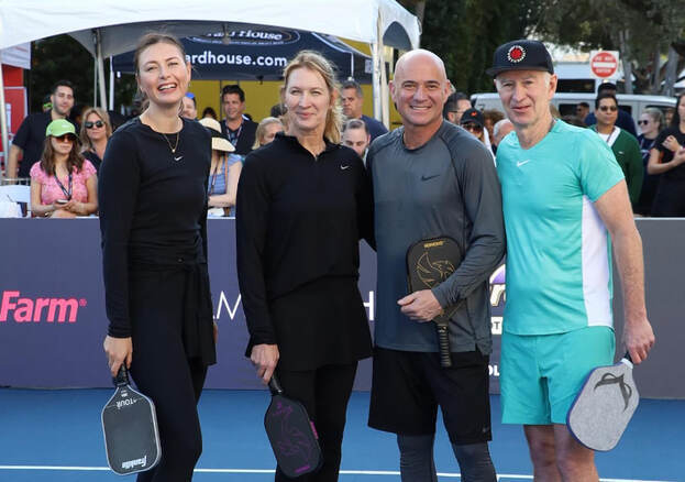 Мария Шарапова, Штеффи Граф, Андре Агасси и Джон Макинрой.