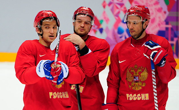 Александр Овечкин, Андрей Марков, Илья Ковальчук.