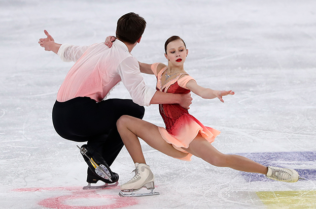 Анастасия Чернышова и Владислав Вильчик. Фигуристы Анастасия Чернышова и Владислав Вильчик.