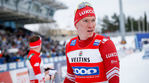 Александр Большунов. Лыжник Александр Большунов.