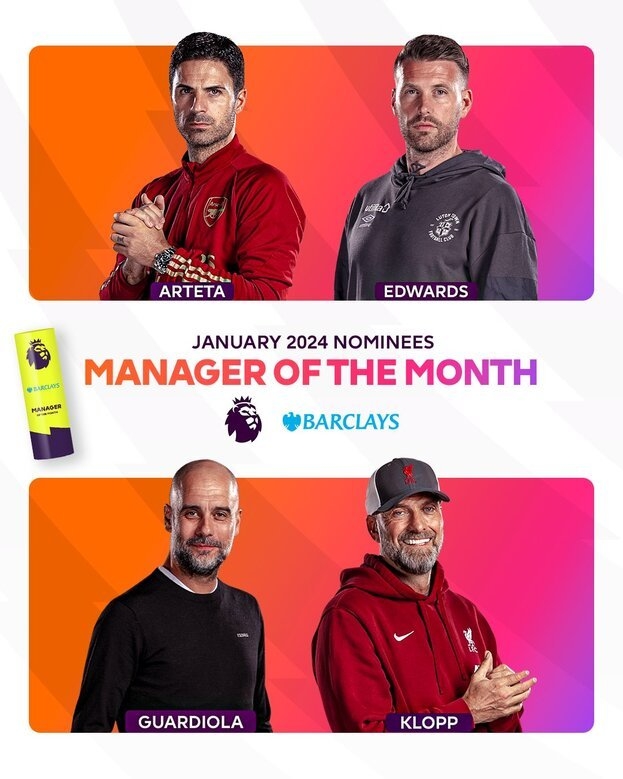 Номинанты на звание лучшего тренера января.