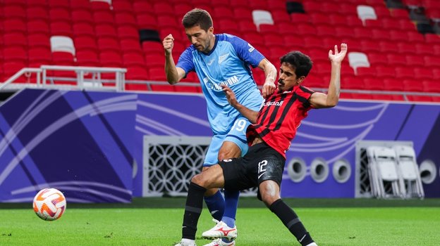 Алексей Сутормин в матче против «Аль-Райяна».